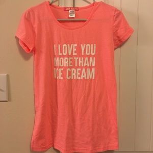 Junior’s Neon Orange Tee